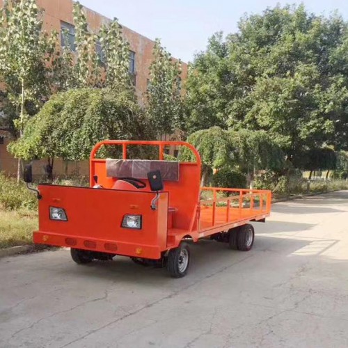 大型仓库货物搬运车  工业电动周转车  仓库用电动平板车