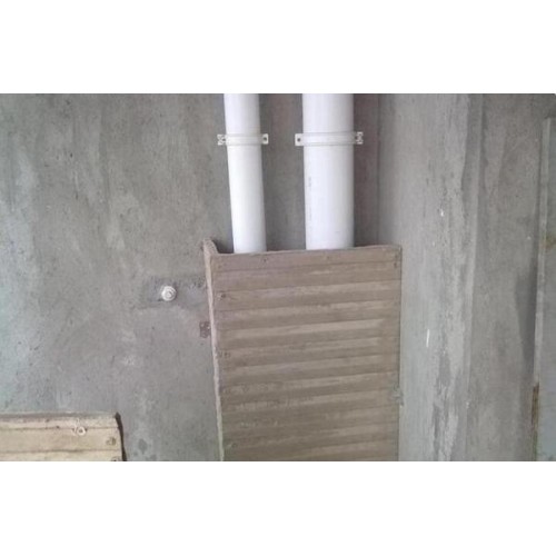 西安热选水泥包立管 GRC定制包立管包安装 厨卫间阳台烟道