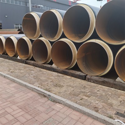 供热工程用大口径地埋发泡保温管 预制螺旋保温钢管价格