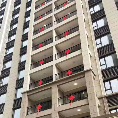 楼顶阳台铁艺护栏 锌钢铁艺护栏 户外铁艺栏杆