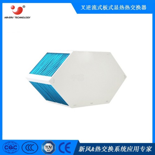 六边形显热交换器 可定制任意尺寸 工业生产改造烘干设备