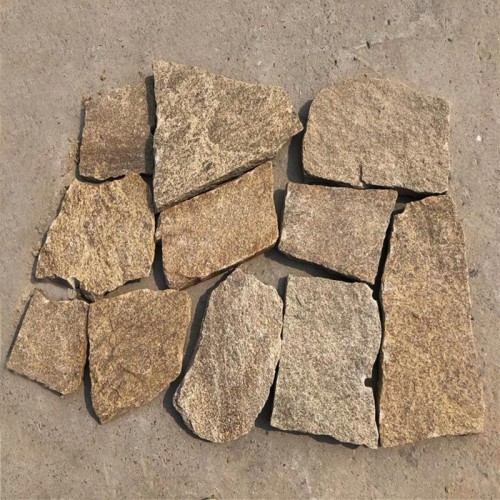 片石碎拼石 地面碎拼石 乱形碎拼石 虎皮黄碎拼石