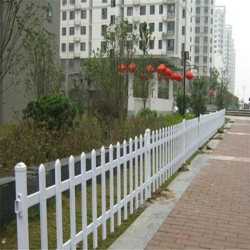 白色塑钢护栏围墙护栏栏杆社区院墙围栏