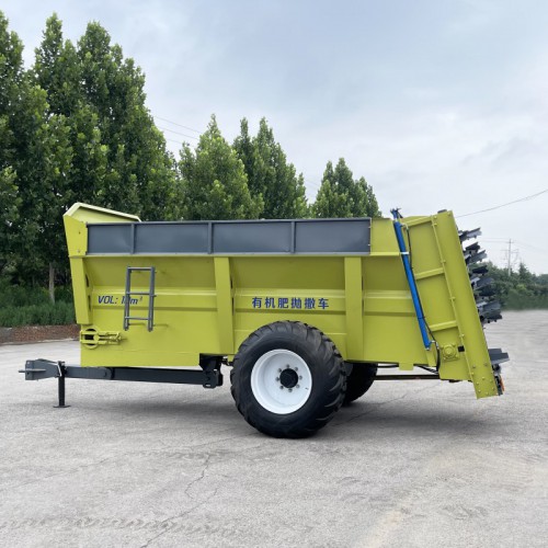 养殖场畜禽粪抛洒车 农家粪还田机 扬粪车