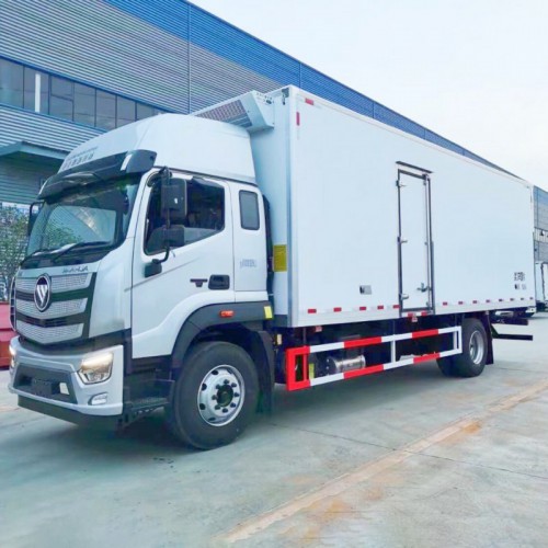 欧马可S5欧航大黄蜂6米8冷藏车厂家7.6米单桥厢式运输车