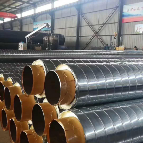 镀锌铁皮聚氨酯保温管 架空铁皮聚氨酯保温管