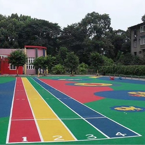 EPDM橡胶颗粒地面 幼儿园EPDM橡胶颗粒地坪施工