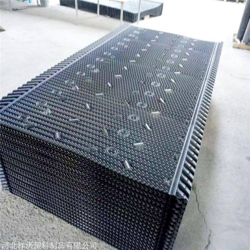 pvc斜交错散热片 冷却塔淋水填料 冷却塔填料