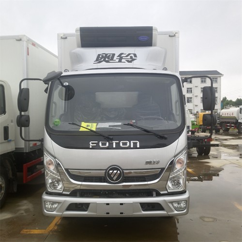 4米2福田奥铃生鲜海鲜运输车零下18度运输8吨