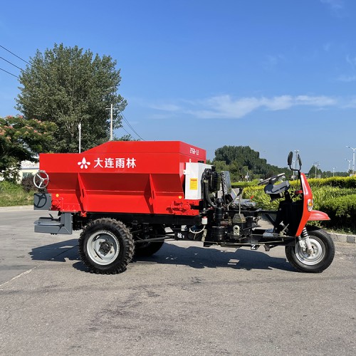 三轮撒粪机 自走式果园大棚用扬粪车