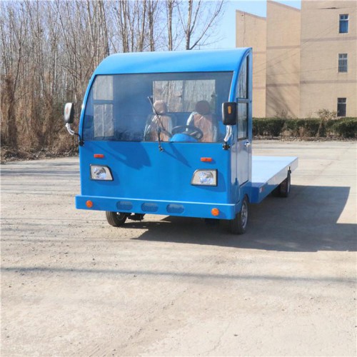 工业电动平板车  工厂厂区搬运车  加厚型周转工具车