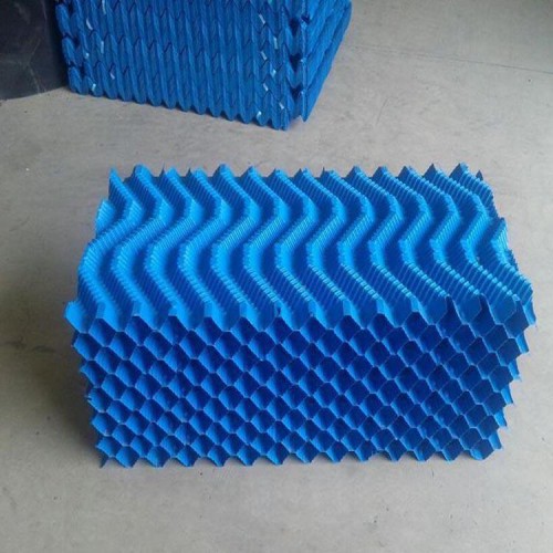 兴晟 生产厂家pvc凉水塔填料斜交错填料大水波淋水片