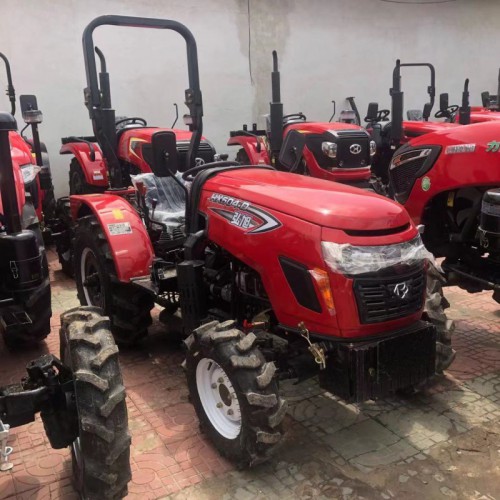 弘旭504大棚王拖拉机 四驱果园管理机 小车身耕地机