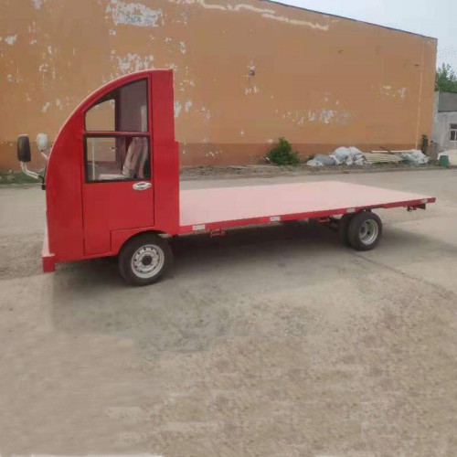 工业电动平板车  大型仓库货物搬运车  重型平板运输车