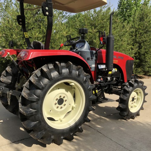 沃得704农用四轮拖拉机 水田丘陵大马力拖拉机 液压助力