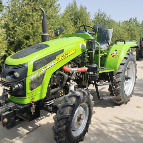 2021出厂全新萨丁604农用四轮拖拉机 四驱四缸耕地犁地机