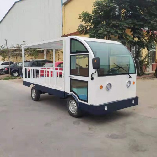 电动高承载搬运车  电动平板车  工地仓库拉货电瓶车
