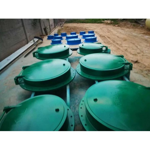 不锈钢圆形拍门 钢制拍门 管道排水拍门