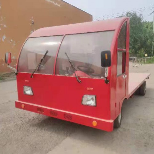 电动平板车  工地平板搬运车  2吨4吨建材运输平板车