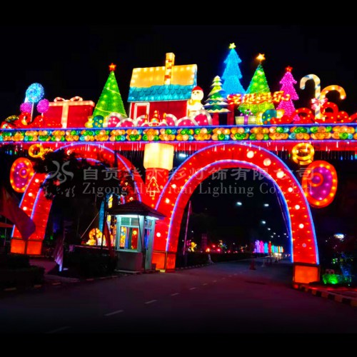 自贡花灯源头厂家定制大型节日灯会制作新年元宵节灯展