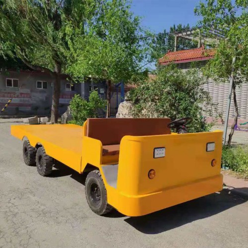 电动厂区搬运车  工业电动平板车  工地仓库拉货电瓶车