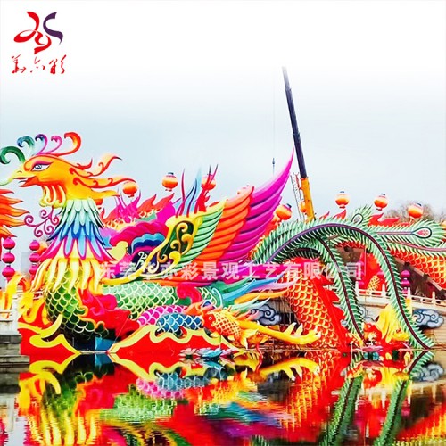 中式创意古风灯笼铁艺灯饰装饰春节民俗花灯软装气氛场地布置道具