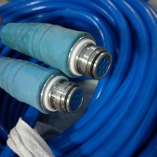 矿用七芯拉力通信电缆MHYBV带插头