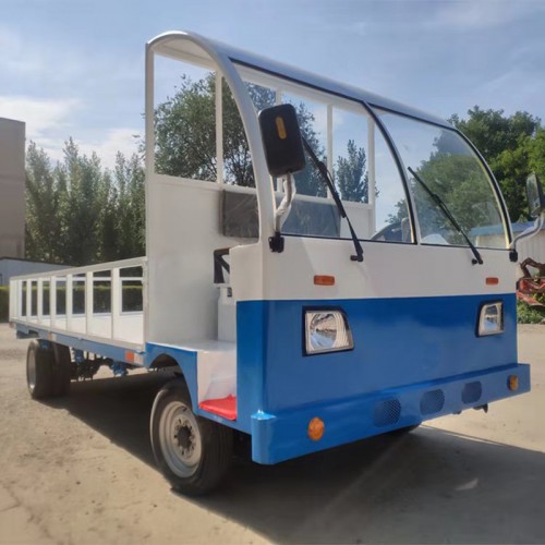 电动平板拉货车  载重王搬运车  工业电动平板车