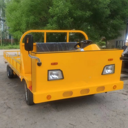 电动平板拉货车  电动高承载搬运车  工业电动平板车