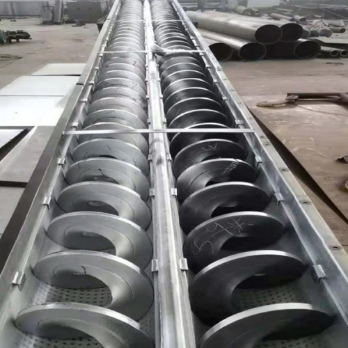 螺旋输送机厂家定制污泥无轴螺旋输送机管式螺旋输送机