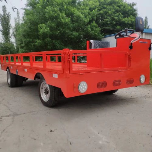 工业电动平板车  仓库工地装卸车  电动拉货车