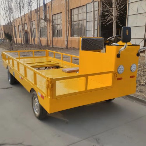 2吨4吨建材运输平板车  电动高承载搬运车  电瓶拉货车