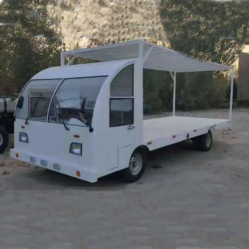 电动平板拉货车  平板运输车  厂区搬运车  工业电动平板车