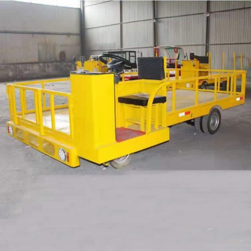 工地平板搬运车  库房厂区仓储转运车  电动平板车