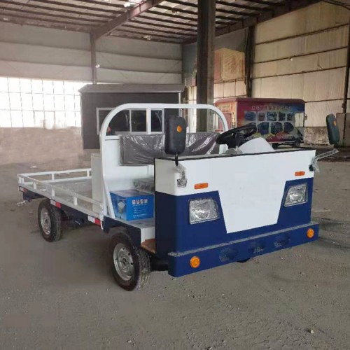 仓库运输电动平板车  电动平板工具车  载重王搬运车