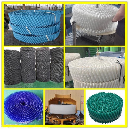 圆塔填料  耐高温圆塔填料 圆塔冷却塔填料 斜交错填料