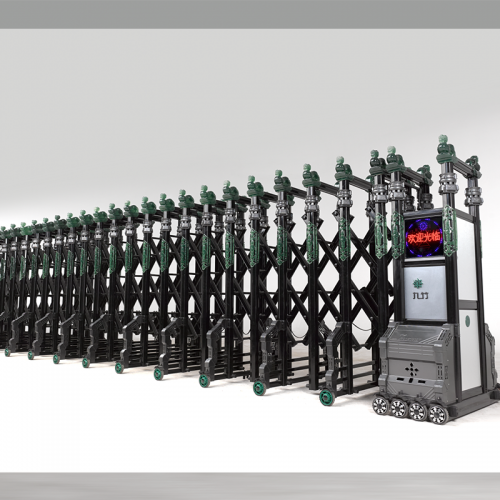 经典龙蟠伸缩门