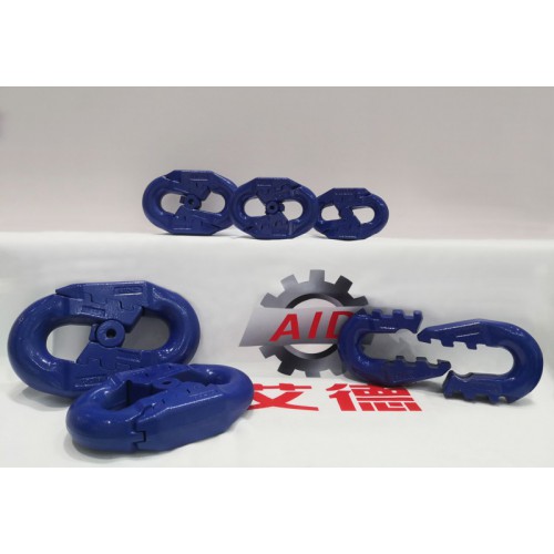 捞渣机用连接环圆环链用扁平接链环 34*126弧齿环安标覆盖