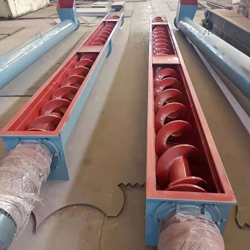 304不锈钢螺旋输送机 u型螺旋输送机 管式降温螺旋输送机