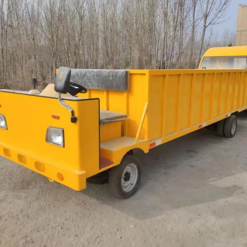 车间厂区搬运车  工业电动平板车  电动平板拉货车