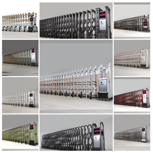 邢台定做铁艺大门/伸缩门/车牌识别系统