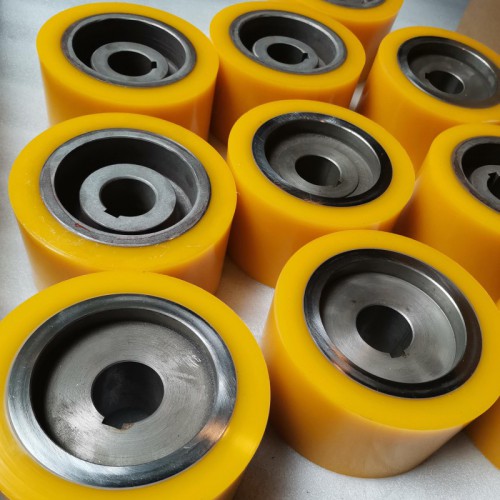 键槽胶轮 键槽车轮 键槽传动轮