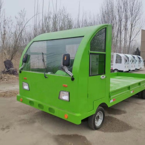 工业电动平板拉货车  厂区搬运车  工业电动平板车