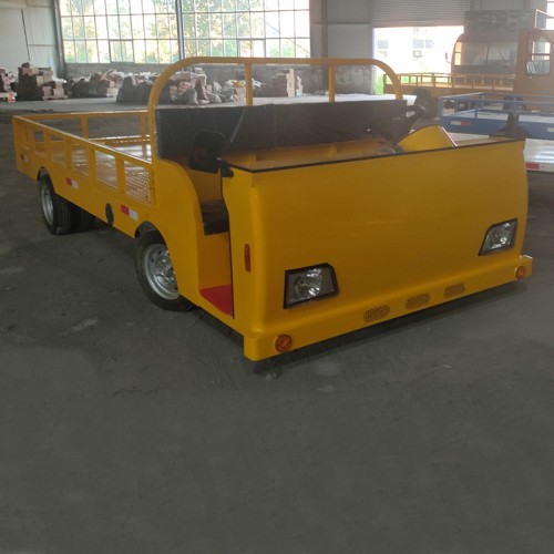 工业电动平板车  电动平板拉货车  车间厂区搬运车