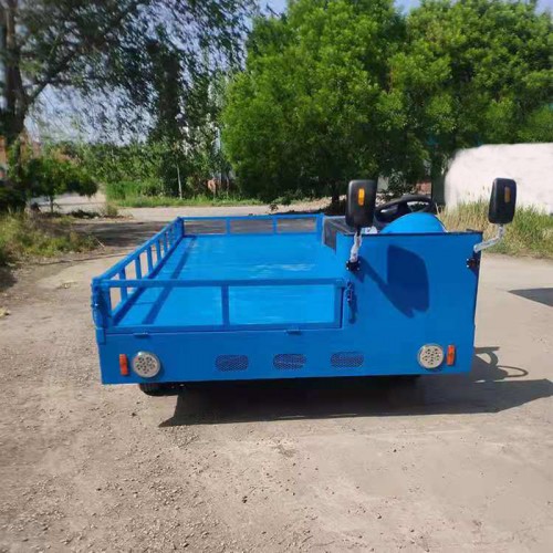 厂区搬运车  2吨4吨建材运输平板车  生产建筑搬运车