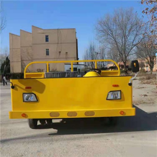 工业电动平板车  工地仓库拉货电瓶车  厂区搬运车