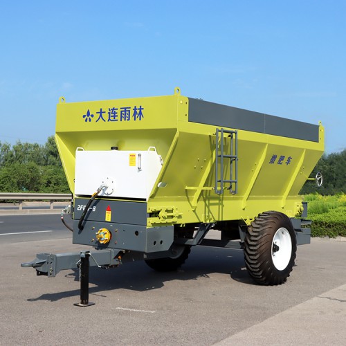 大连雨林有机肥抛洒机 有机肥撒肥机 农家粪扬粪机