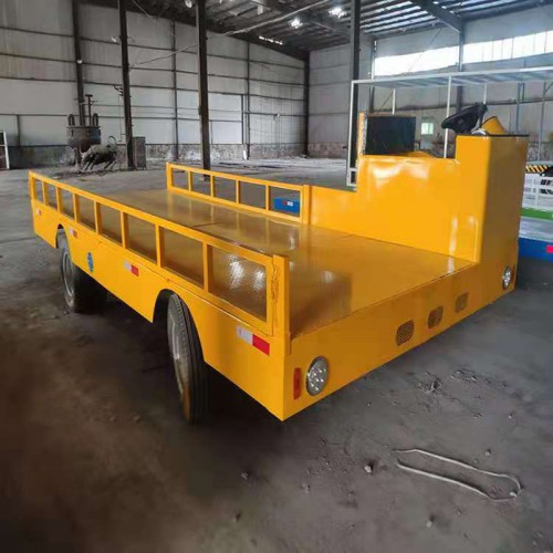 生产建筑搬运车  仓库用电动平板车  电动拉货车