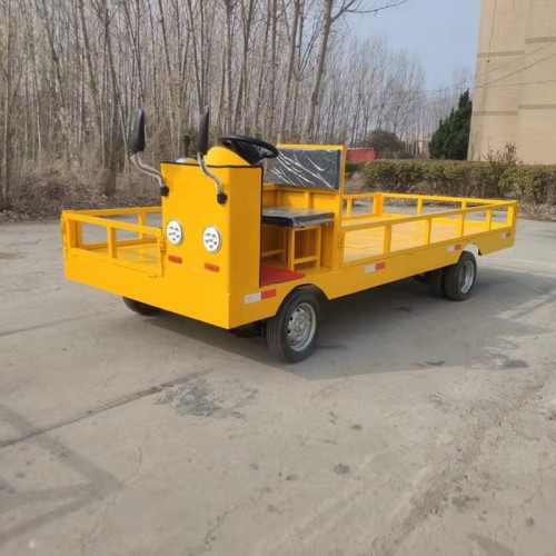 厂区搬运车  2吨4吨建材运输平板车  仓库用电动平板车
