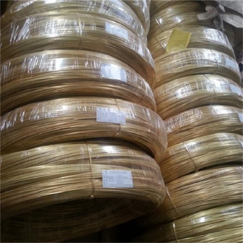 金利特厂家直销各种挂件/小零件专用黄铜线H65环保半硬黄铜线